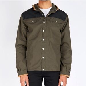 Fjallraven Olive and Black Puffer Jacket